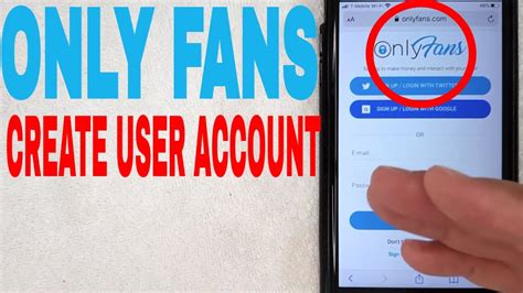 only fans registro|How To Create an OnlyFans Account